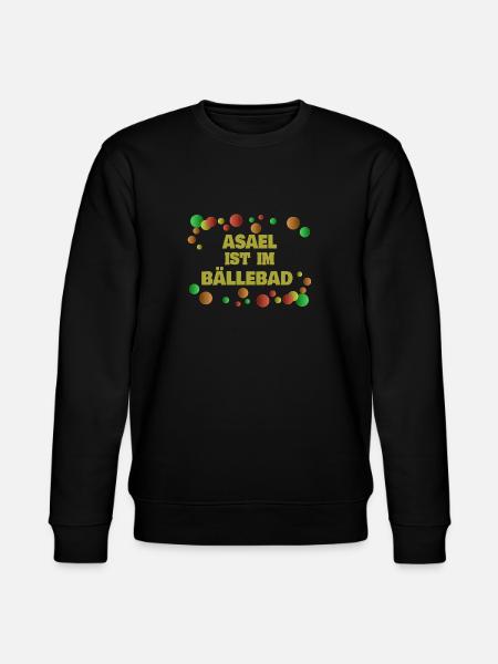 Balls Asael - Stanley/Stella CHANGER Unisex Organic Sweatshirt - black