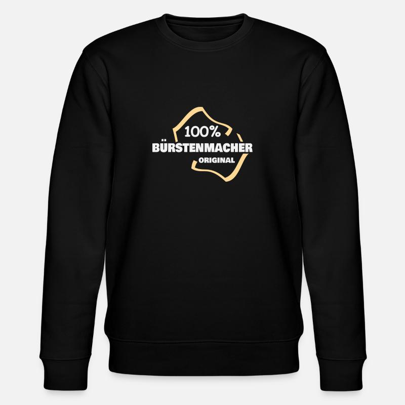 Occupation: Brush maker - Stanley/Stella CHANGER Unisex Organic Sweatshirt - black