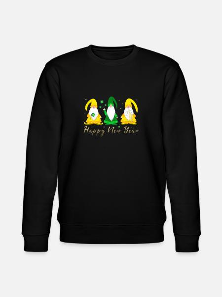 Bonne année gnome imp - Sweat bio CHANGER Stanley/Stella Unisexe - noir