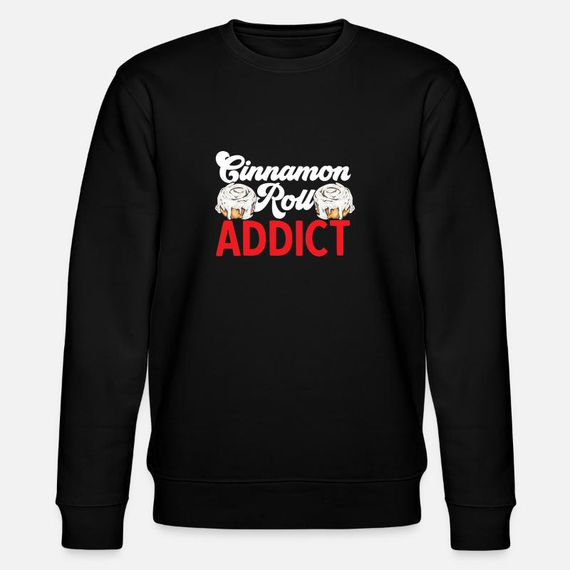 Cinnamon roll - Stanley/Stella CHANGER Unisex Organic Sweatshirt - black