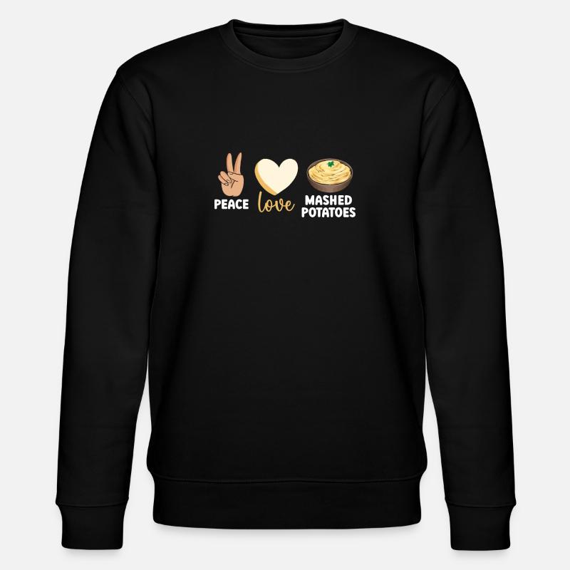 Mashed potatoes Mashed potatoes - Stanley/Stella CHANGER Unisex Organic Sweatshirt - black