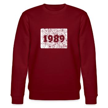 1989 1989 - Sweat bio CHANGER Stanley/Stella Unisexe - bordeaux - Devant - Nik (191cm) & Marisol (170cm)