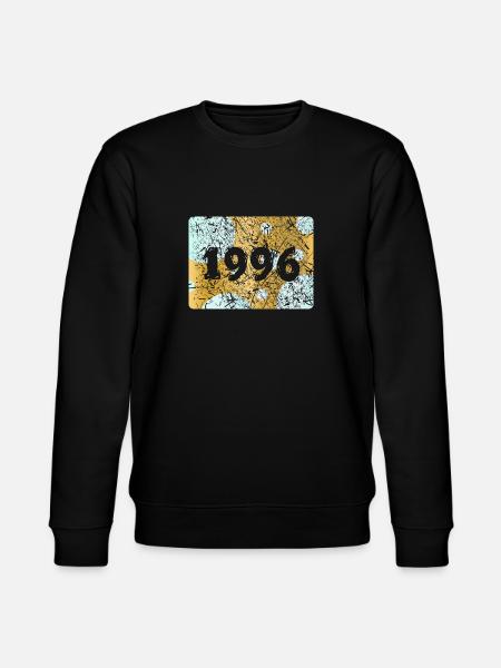 1996 1996 - Stanley/Stella CHANGER Unisex Organic Sweatshirt - black
