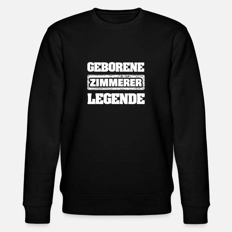 Carpentry as a profession - Stanley/Stella CHANGER Unisex Organic Sweatshirt - black