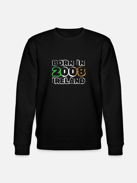Geboren 2008 - Stanley/Stella Unisex Bio-Sweatshirt CHANGER  - Schwarz