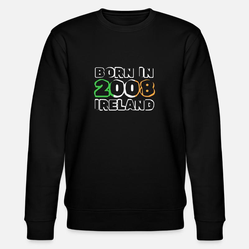 Geboren 2008 - Stanley/Stella Unisex Bio-Sweatshirt CHANGER - Schwarz