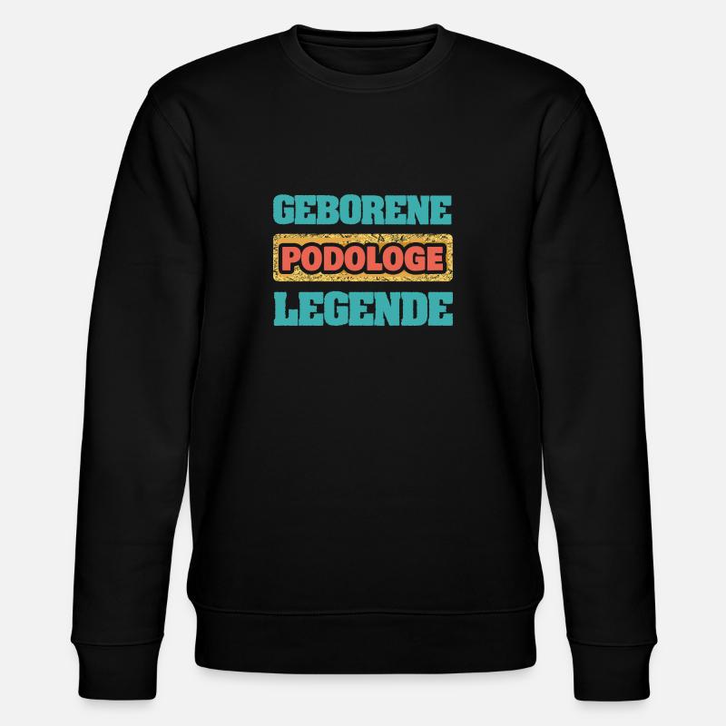 Podologe - Stanley/Stella Unisex Bio-Sweatshirt CHANGER  - Schwarz