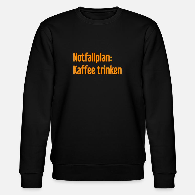 Plan d’urgence pour le café - Sweat bio CHANGER Stanley/Stella Unisexe - noir