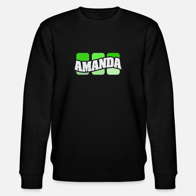 Amanda - Stanley/Stella Unisex Bio-Sweatshirt CHANGER  - Schwarz