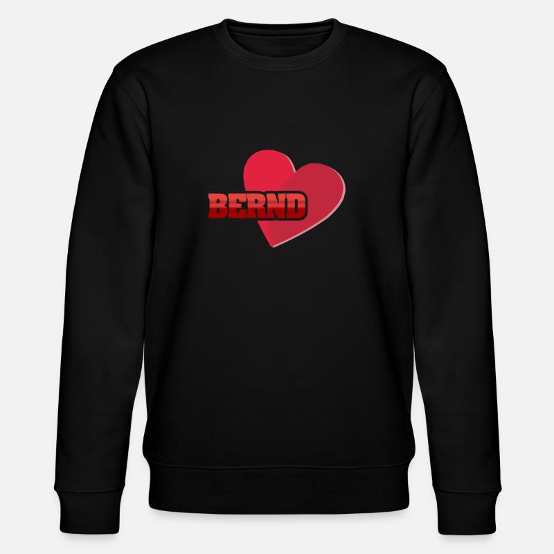 Bernd comme prénom - Sweat bio CHANGER Stanley/Stella Unisexe - noir
