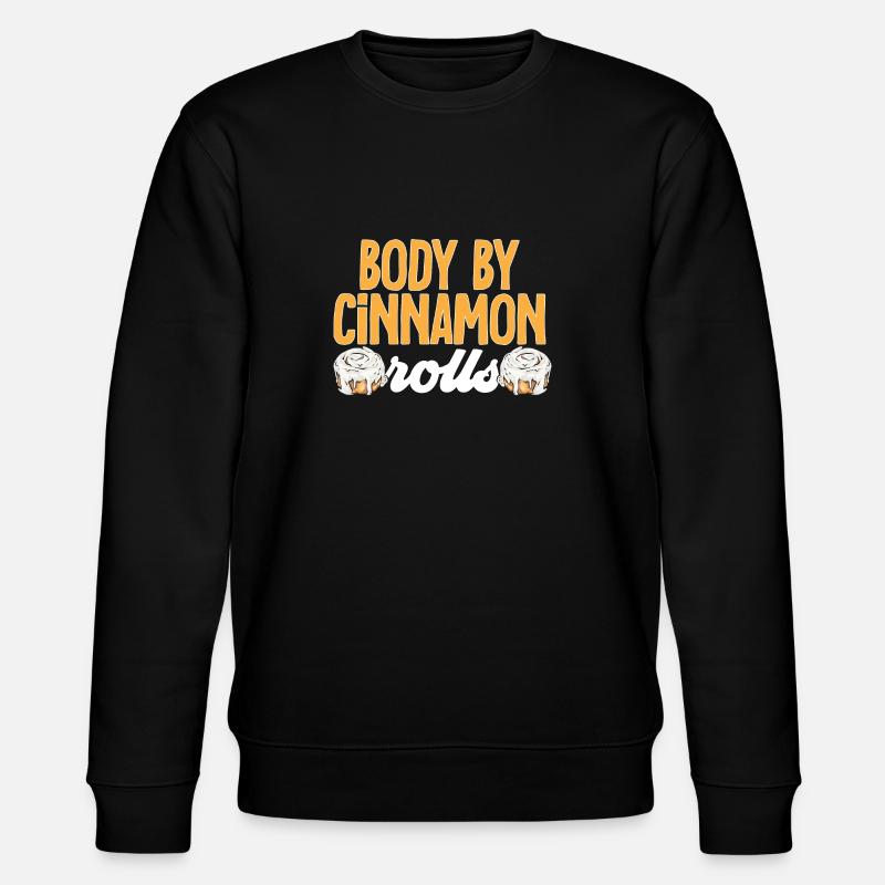 Cinnamon roll - Stanley/Stella CHANGER Unisex Organic Sweatshirt - black