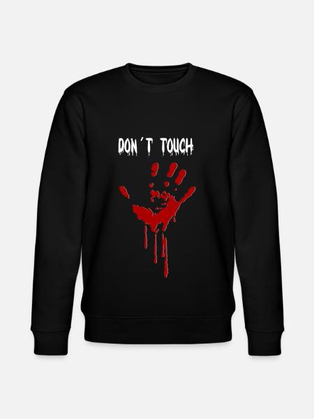 Don´t touch - Stanley/Stella Unisex Bio-Sweatshirt CHANGER - Schwarz