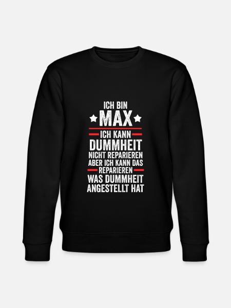 Max - Stanley/Stella CHANGER Unisex Organic Sweatshirt - black