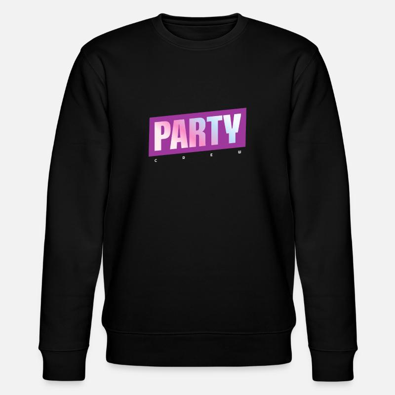 Party Crew - Stanley/Stella Unisex Bio-Sweatshirt CHANGER  - Schwarz