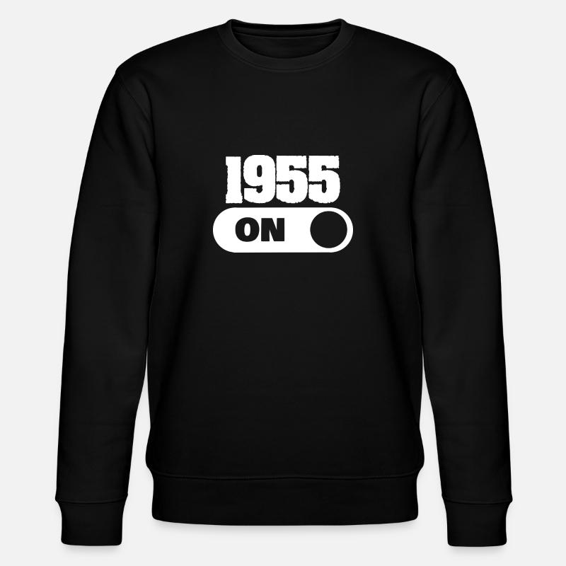 1955 - Stanley/Stella Unisex Bio-Sweatshirt CHANGER  - Schwarz