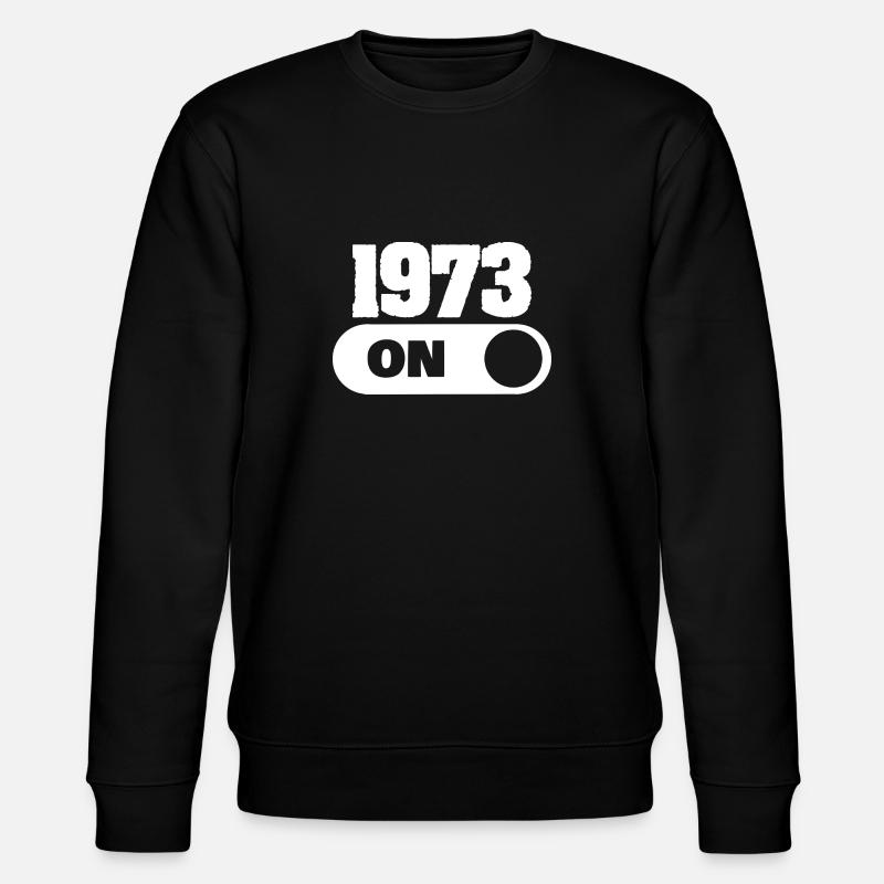 1973 1973 - Stanley/Stella CHANGER Unisex Organic Sweatshirt - black