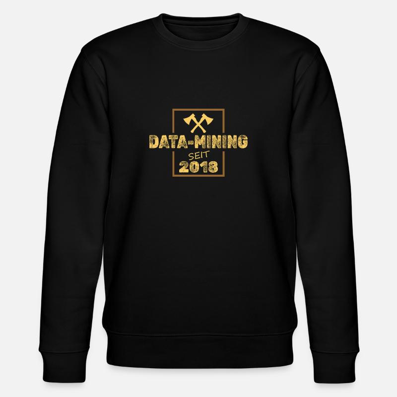 Datamining 2018 - Stanley/Stella CHANGER Unisex Organic Sweatshirt - black