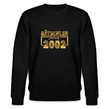 2002 - Stanley/Stella CHANGER Unisex Organic Sweatshirt - black - Front - Nik (191cm) & Marisol (170cm)