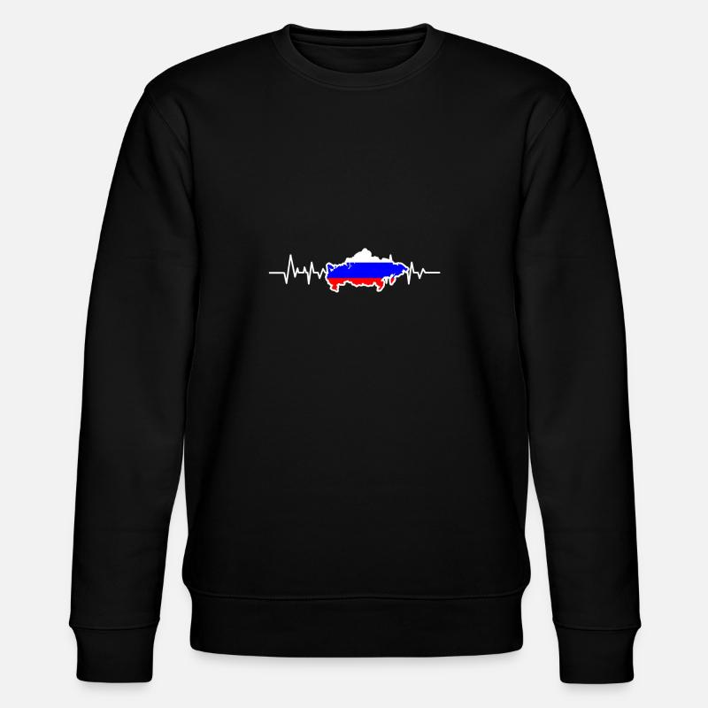 Russie - Sweat bio CHANGER Stanley/Stella Unisexe - noir