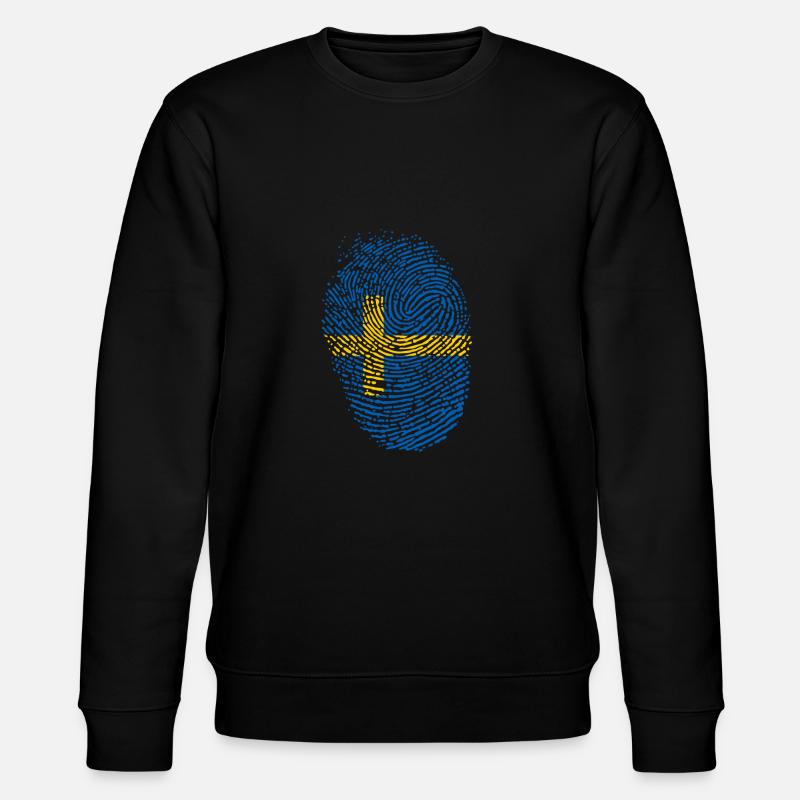 Schweden - Stanley/Stella Unisex Bio-Sweatshirt CHANGER  - Schwarz