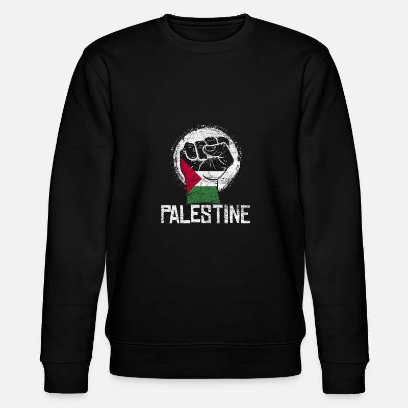 Poing de la Palestine - Sweat bio CHANGER Stanley/Stella Unisexe - noir