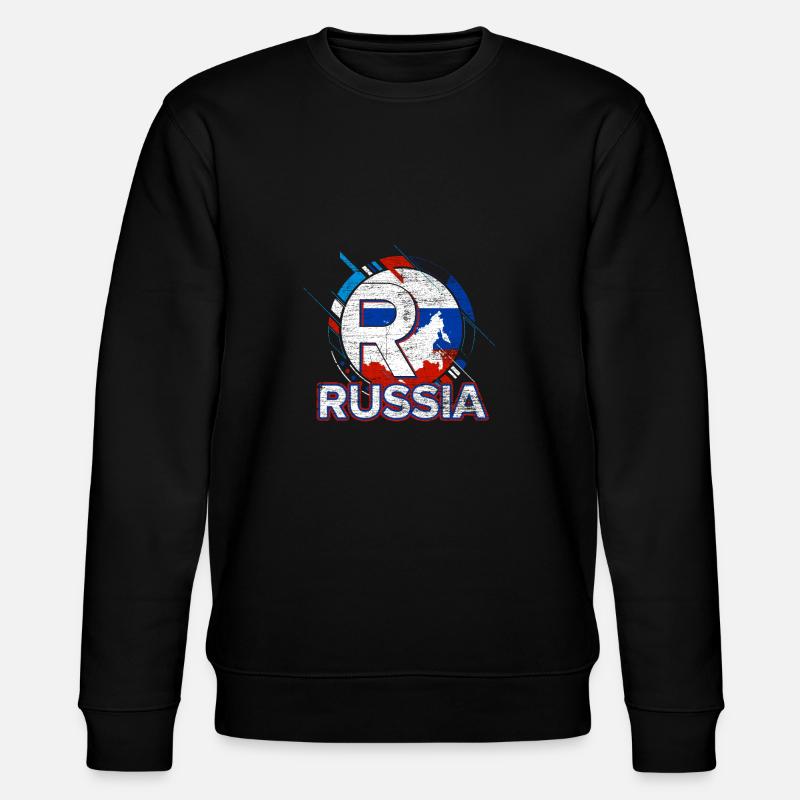 Russland - Stanley/Stella Unisex Bio-Sweatshirt CHANGER - Schwarz