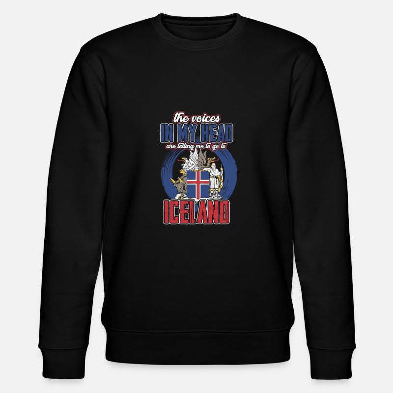 Islande - Sweat bio CHANGER Stanley/Stella Unisexe - noir