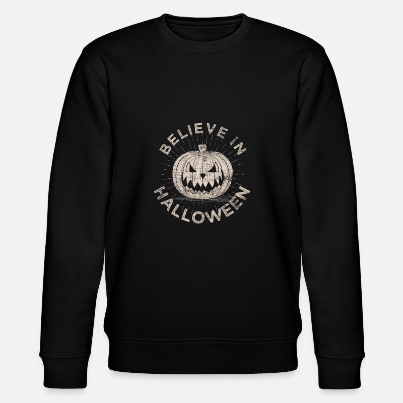 Halloween - Stanley/Stella Unisex Bio-Sweatshirt CHANGER  - Schwarz