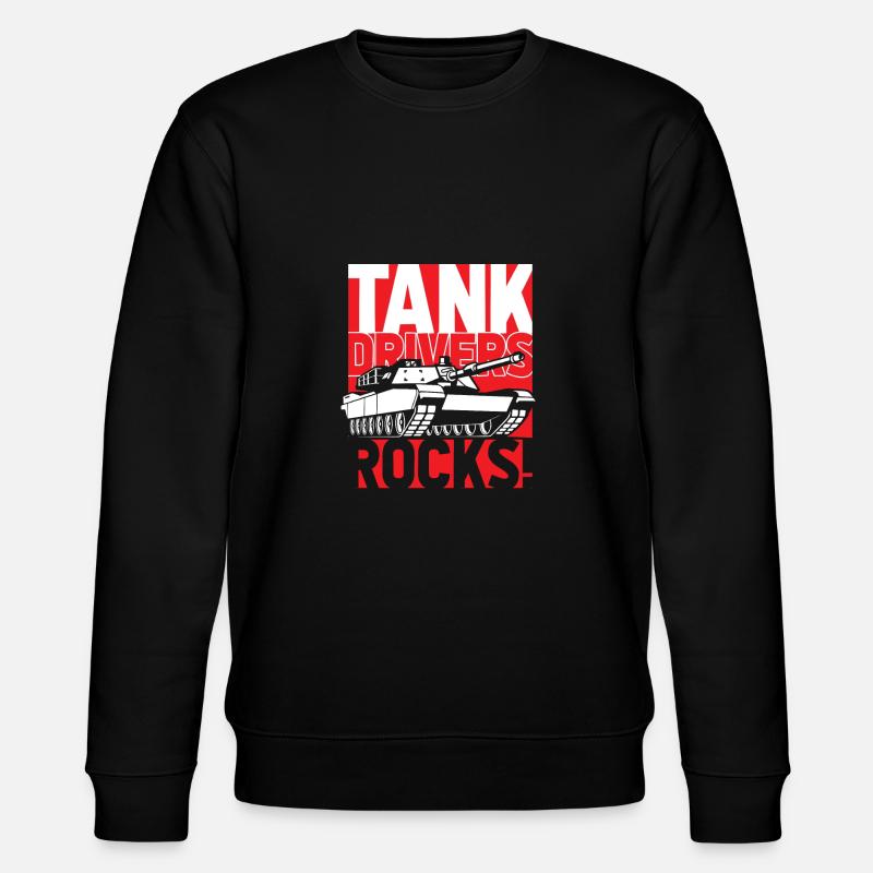 Panzer - Stanley/Stella Unisex Bio-Sweatshirt CHANGER  - Schwarz