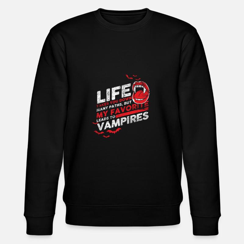 vampire - Stanley/Stella CHANGER Unisex Organic Sweatshirt - black