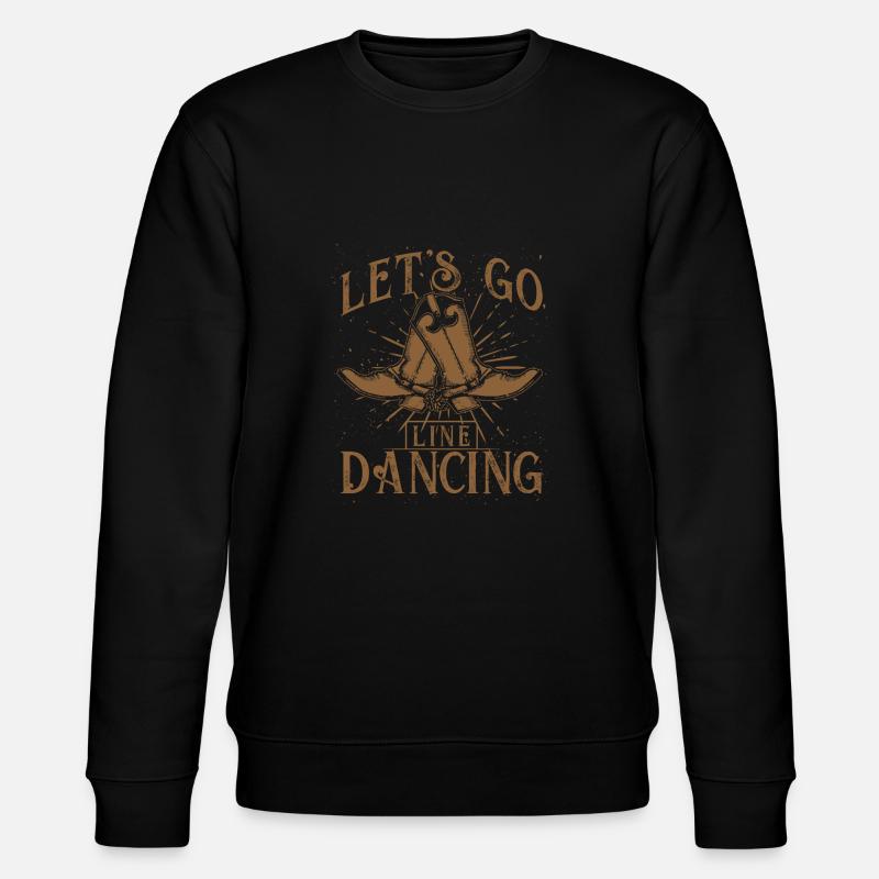 Line Dance - Stanley/Stella Unisex Bio-Sweatshirt CHANGER  - Schwarz