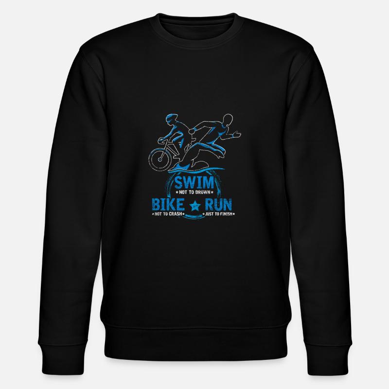 Triathlon athlète athlète compétition motivation - Sweat bio CHANGER Stanley/Stella Unisexe - noir