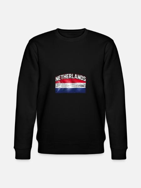 Netherlands flag - Stanley/Stella CHANGER Unisex Organic Sweatshirt - black