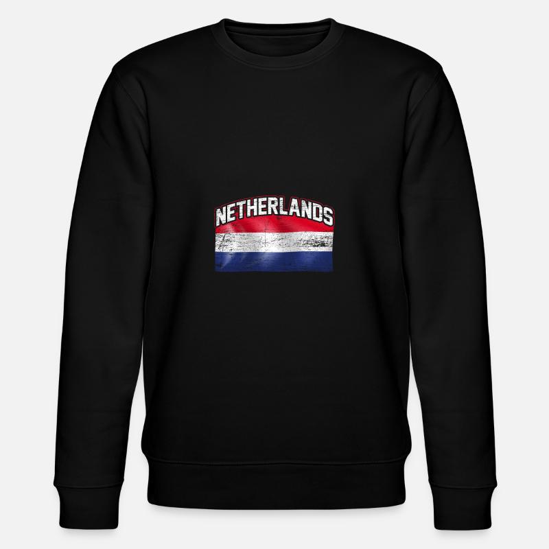 Drapeau néerlandais - Sweat bio CHANGER Stanley/Stella Unisexe - noir