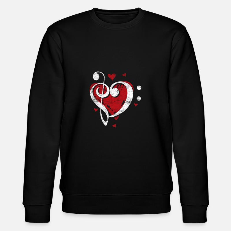 Clé de sol - Sweat bio CHANGER Stanley/Stella Unisexe - noir