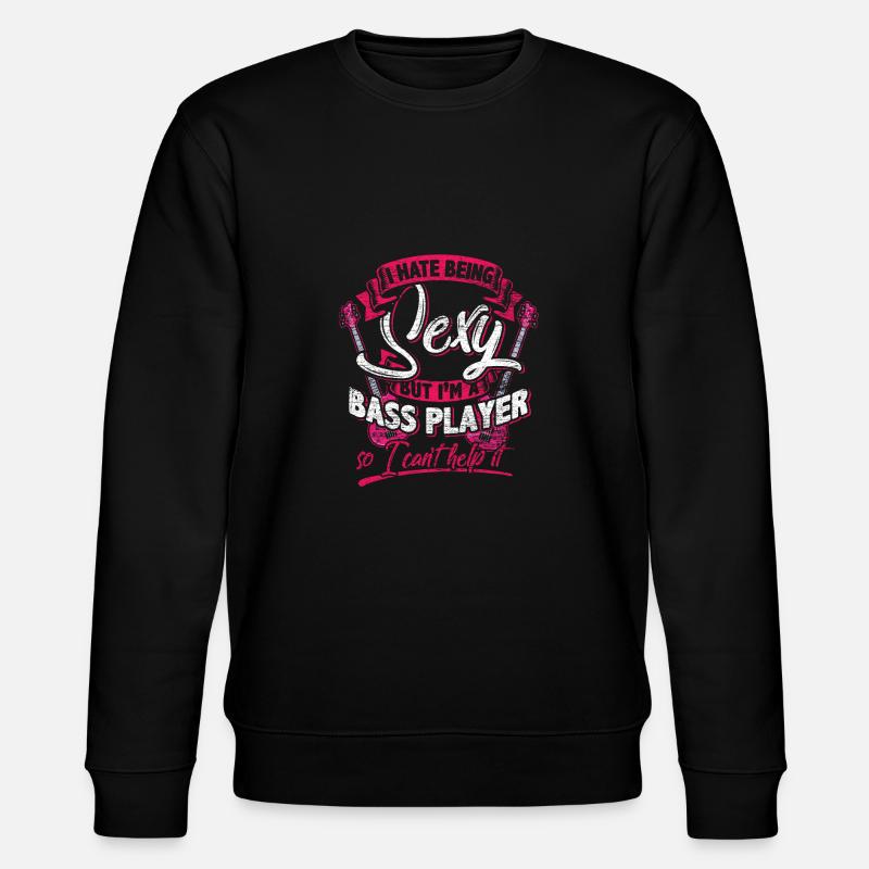Bassist - Stanley/Stella Unisex Bio-Sweatshirt CHANGER  - Schwarz