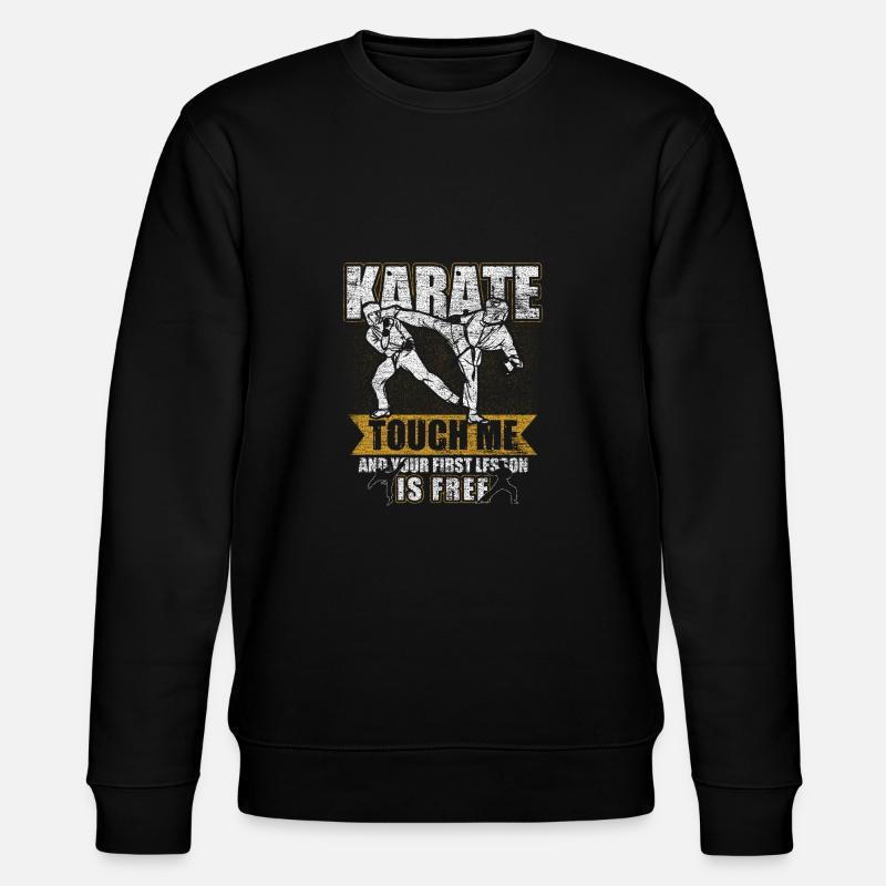 Karate Geschenk - Stanley/Stella Unisex Bio-Sweatshirt CHANGER  - Schwarz