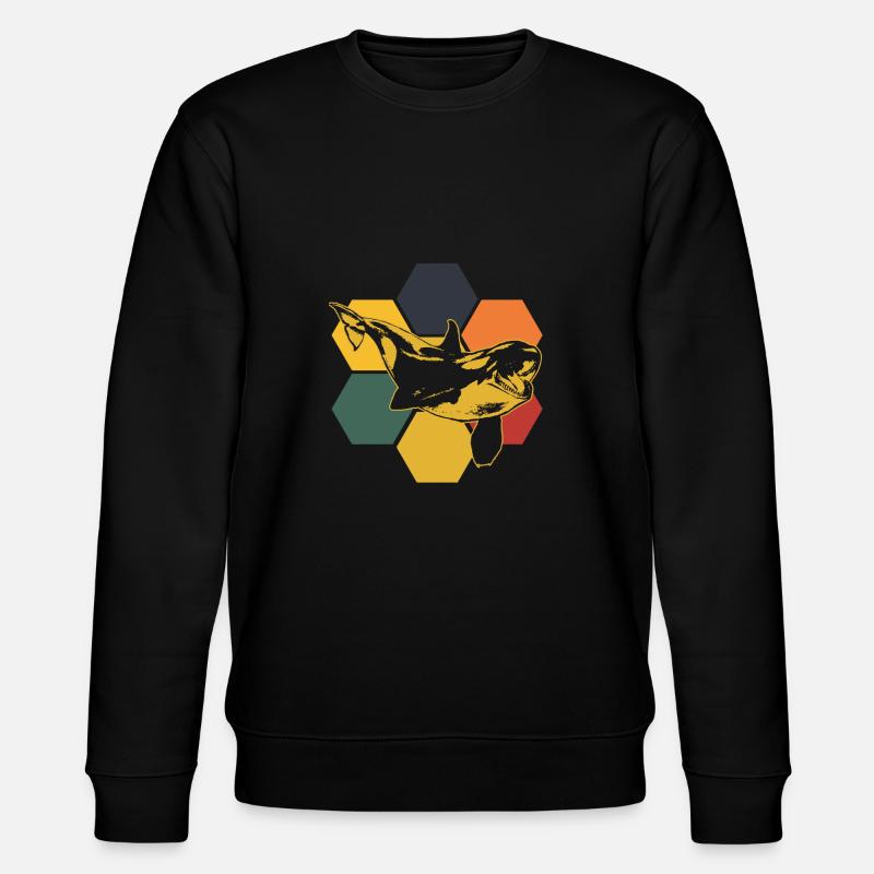 Orca - Stanley/Stella Unisex Bio-Sweatshirt CHANGER  - Schwarz