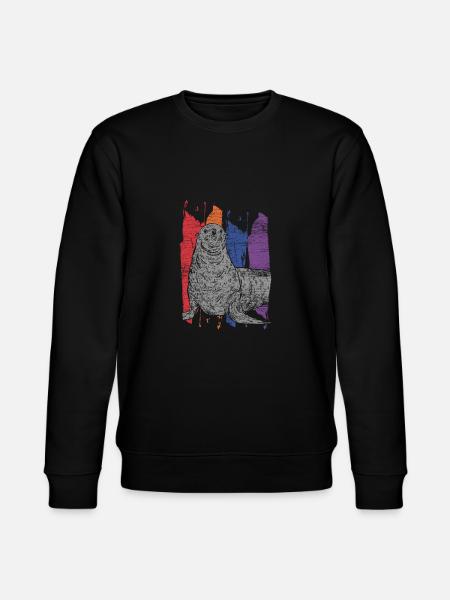 Phoque - Sweat bio CHANGER Stanley/Stella Unisexe - noir