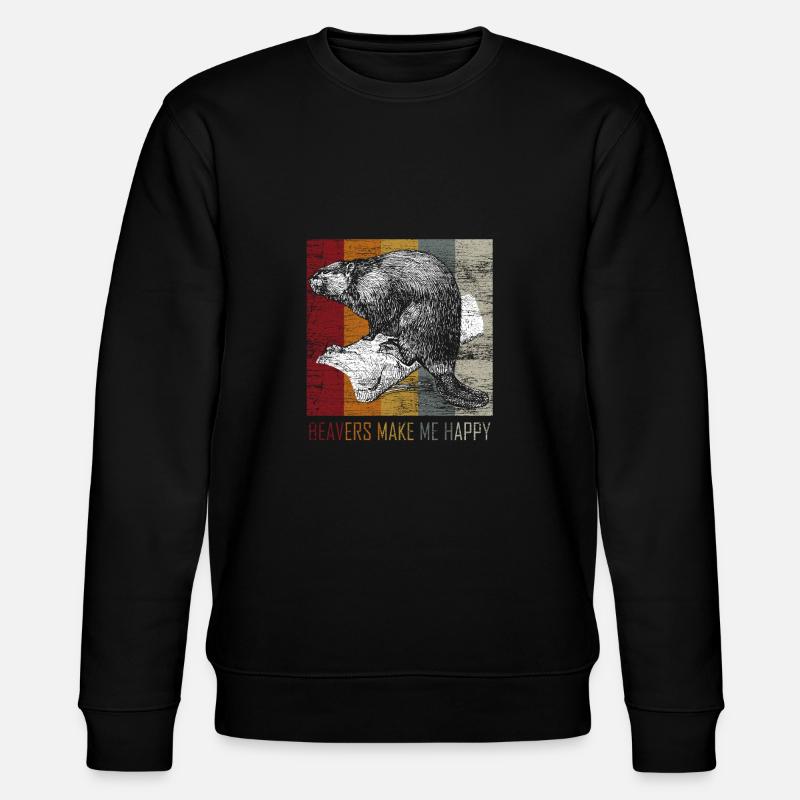 castor - Sweat bio CHANGER Stanley/Stella Unisexe - noir