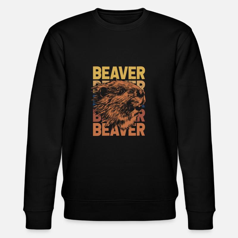 castor - Sweat bio CHANGER Stanley/Stella Unisexe - noir