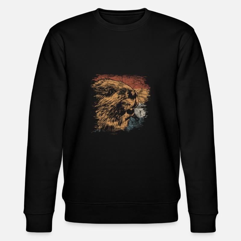 castor - Sweat bio CHANGER Stanley/Stella Unisexe - noir