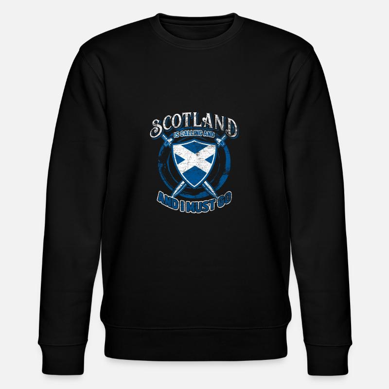 Schottland - Stanley/Stella Unisex Bio-Sweatshirt CHANGER  - Schwarz