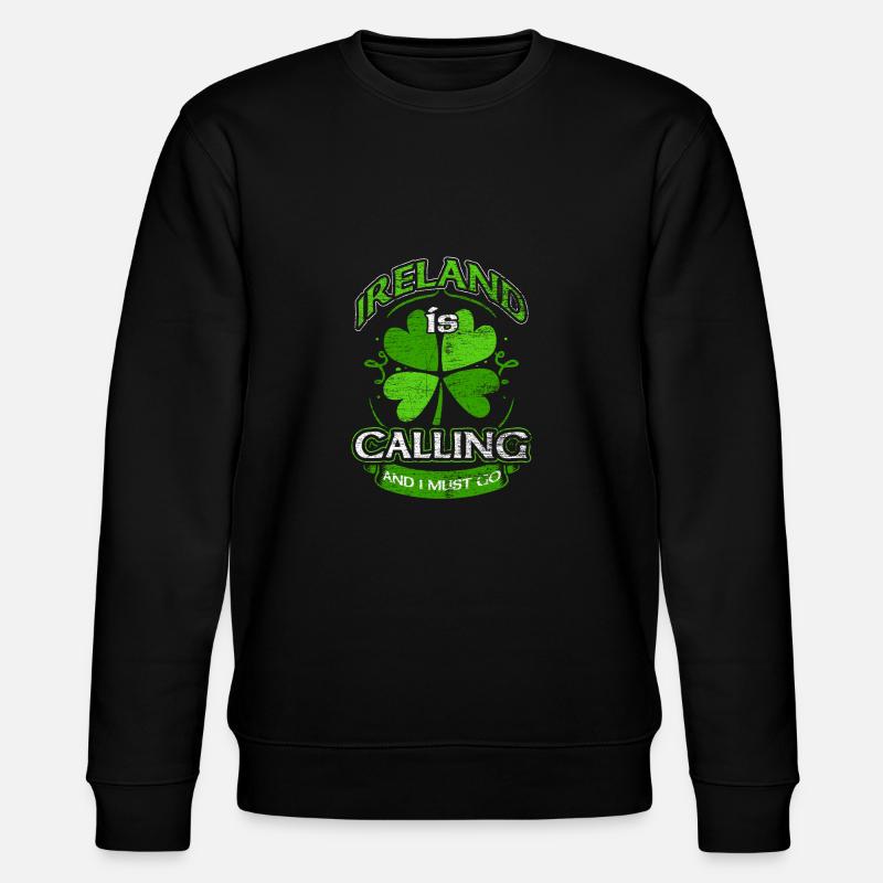 Irlande - Sweat bio CHANGER Stanley/Stella Unisexe - noir