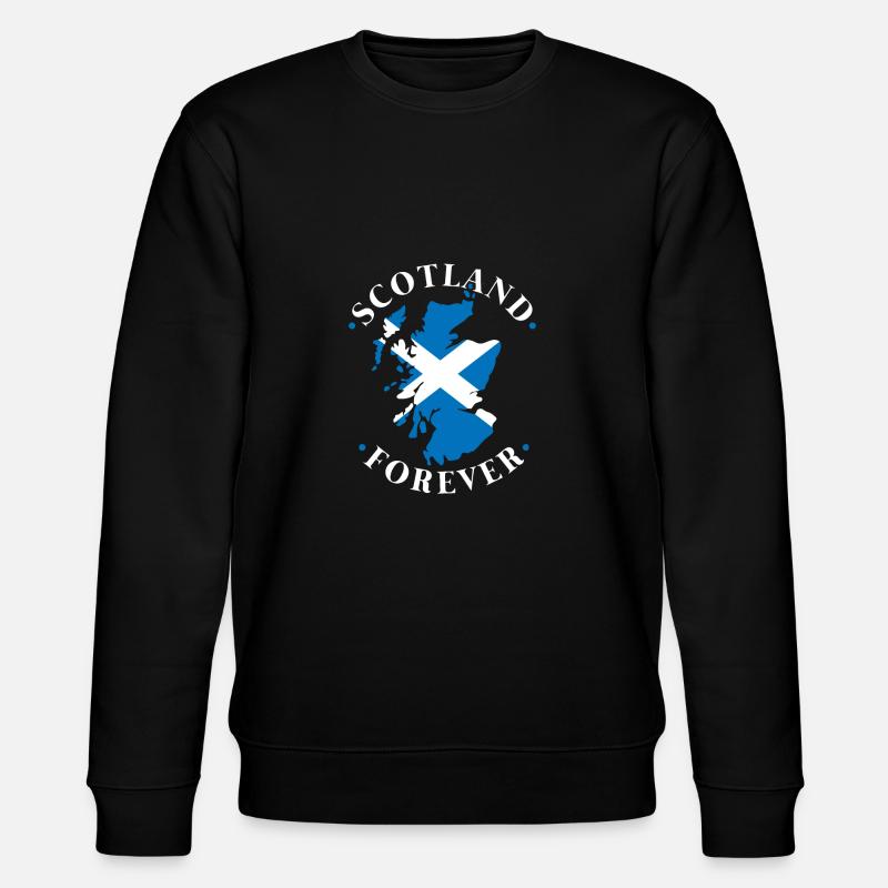 Schottland - Stanley/Stella Unisex Bio-Sweatshirt CHANGER  - Schwarz