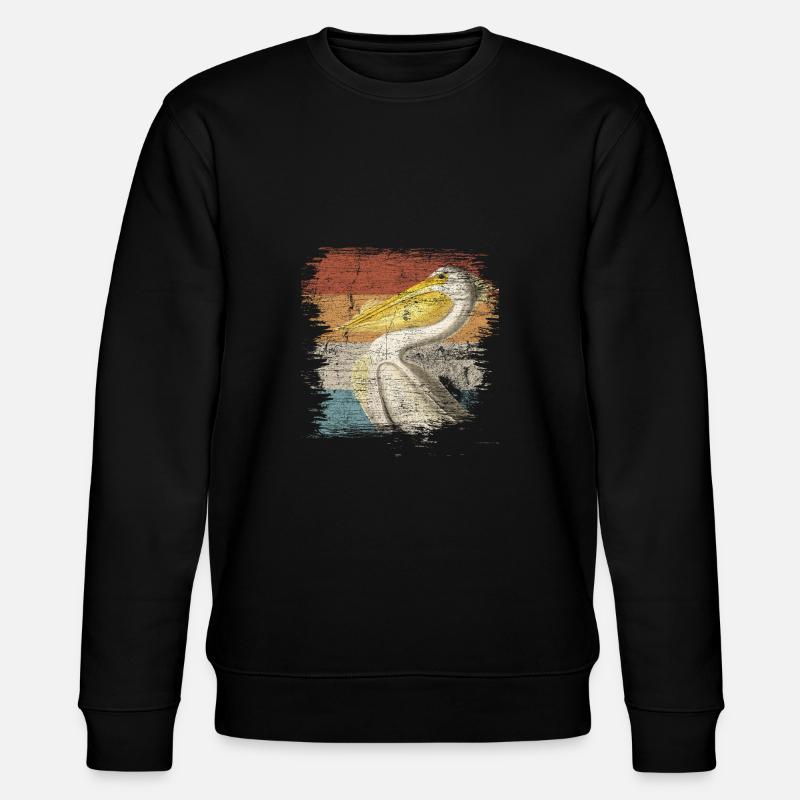 Pelikan - Stanley/Stella Unisex Bio-Sweatshirt CHANGER  - Schwarz