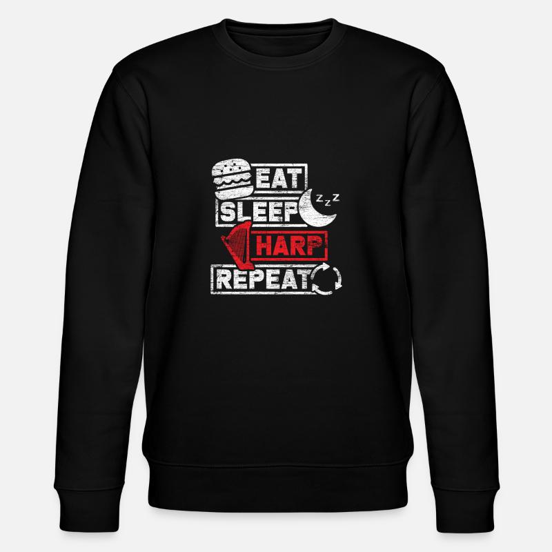 harpe - Sweat bio CHANGER Stanley/Stella Unisexe - noir