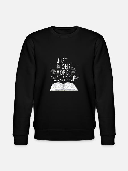 Read books book gift bookshelf - Stanley/Stella CHANGER Unisex Organic Sweatshirt - black