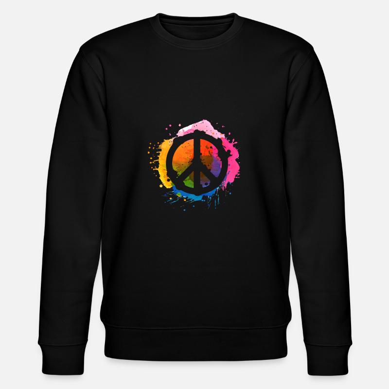 Signes de paix - Sweat bio CHANGER Stanley/Stella Unisexe - noir