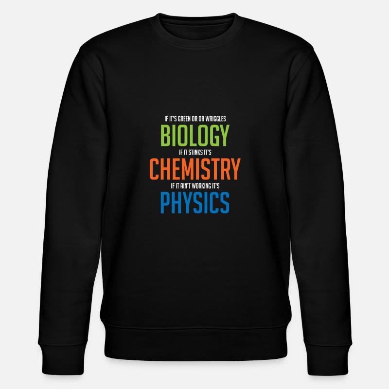 sciences naturelles - Sweat bio CHANGER Stanley/Stella Unisexe - noir